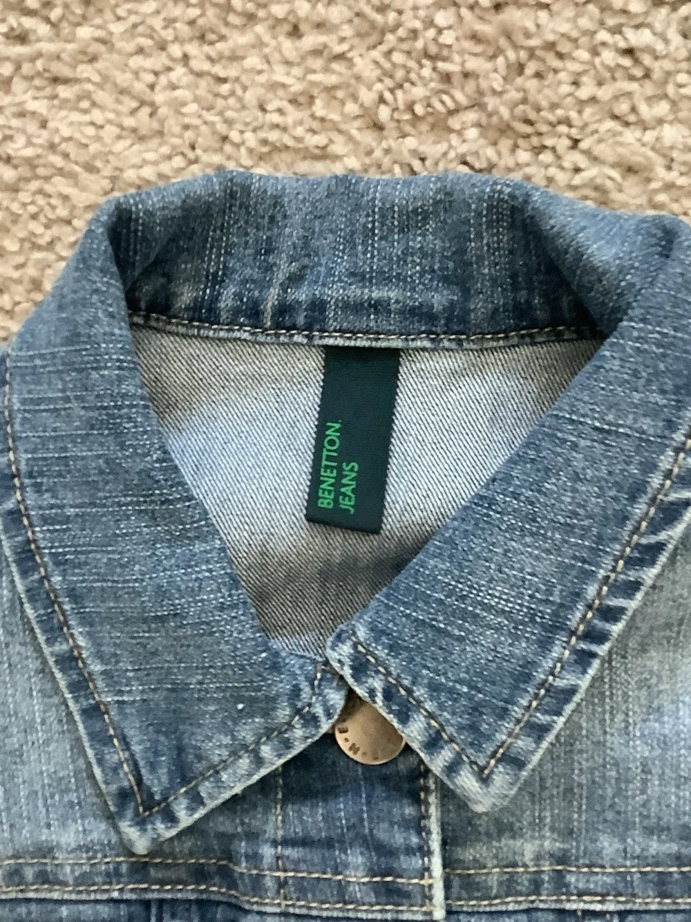 United Colors Of Benetton Light Blue Denim Jacket